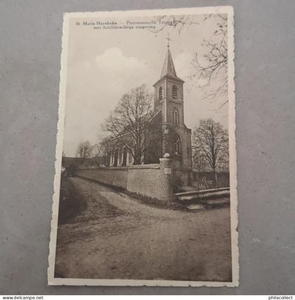 St. Maria Horebeke // Protestantsche Tempel met Schilderachtige omgeving 19??
