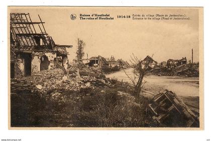 Houthulst   1914-18  Entrée du village