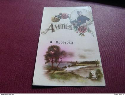 BC14-56 Cpa Amitiés d Opprebais Incourt