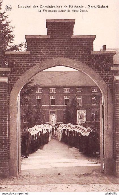 Incourt - SART RISBART - couvent des Dominicaines de Béthanie -la procession autour de Notre Dame