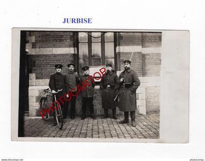 JURBISE-CARTE PHOTO Allemande-GUERRE 14-18-1 WK-Militaria-Belgien-