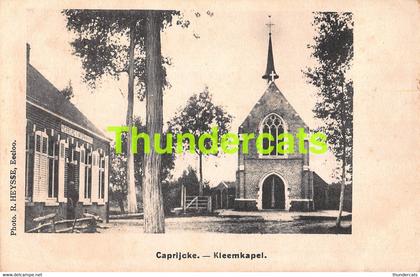 CPA KAPRIJKE CAPRYCKE CAPRIJCKE KAPRYCKE KLEEMKAPEL