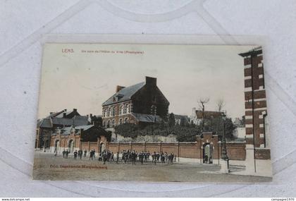 CPA - LENS ( JURBISE BRUGELETTE ) - UN COIN DE L'HOTEL DE VILLE ( PRESBYTERE ) - 1910 - EDITION MARCOVICI