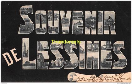CPA SOUVENIR DE  LESSINES