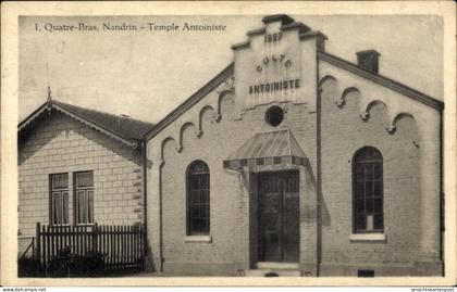 CPA Quatre Ba Nandrin Wallonien Lüttich, Temple Antoiniste