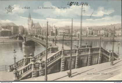 Liege Luettich Liege Passerelle Poste