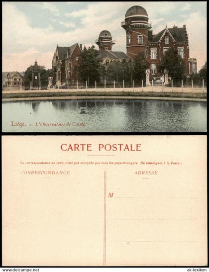 Lüttich Luik Lîdje Observatoire de Cointe; Observartorium Liège 1910