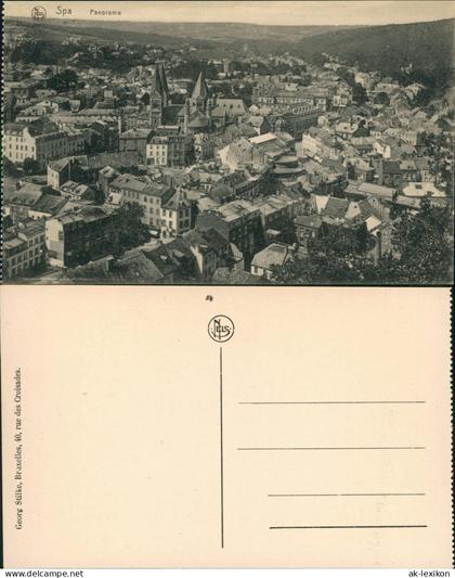 Postkaart Spa (Provinz Lüttich) Spa (kêr) (Spå / Spâ) Panorama. 1913