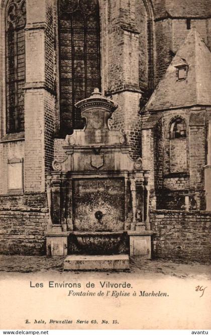 MACHELEN / FONTEIN AAN DE KERK