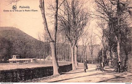 MALMEDY ( Liege )   entree de la ville par la route d'Eupen