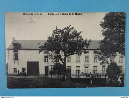 Montigny-le-Tilleul Façade de la ferme de M.Martin