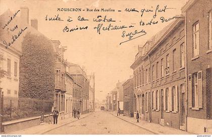 Belgique - MOUSCRON (Hainaut) Rue des Moulins