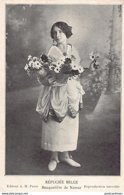 Belgique - NAMUR - Réfugiée belge à Paris - Bouquetière de Namur