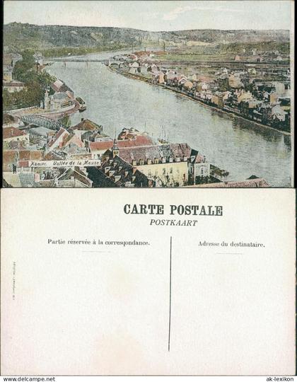 Postkaart Namur Namen  wallonisch: Nameûr Blick auf die Stadt 1917