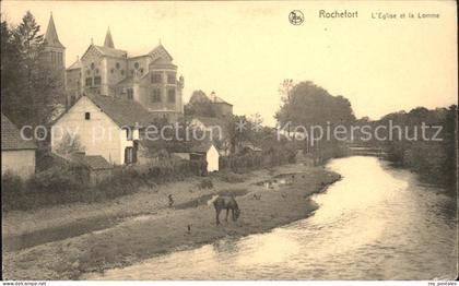 Rochefort Namur Wallonie Eglise et la Lomme
