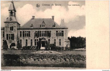 CPA Carte Postale  Belgique Nassogne Château de Grune   Cour intérieure VM102941ok