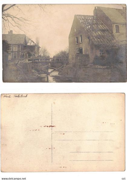 Nevele  FOTOKAART   Poekebeek  EERSTE WERELDOORLOG