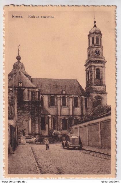 NINOVE  KERK EN OMGEVING