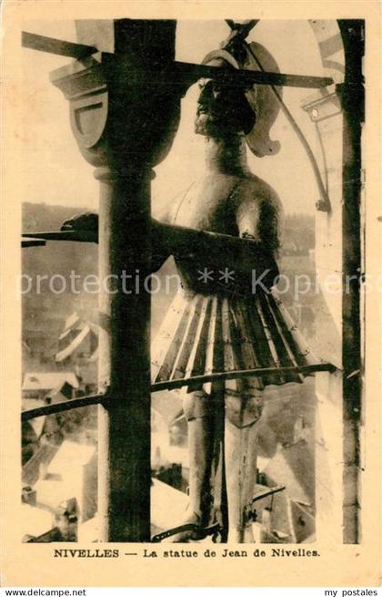 Nivelles La statue de Jean de Nivelles