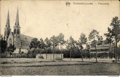 CPA Oostacker Lourdes Flandre orientale, Panorama