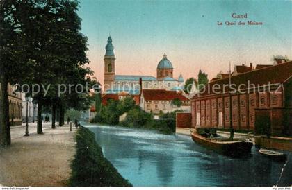 Gand Belgien Le Quai des Moines