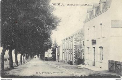 PALISEUL.  STATION, AVENUE DE PALISEUL.  CAFE DE LA GARE..jpg
