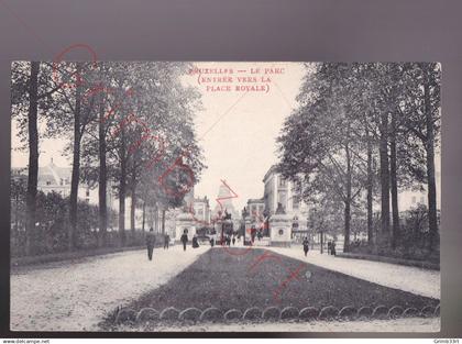 Bruxelles - Le Parc - (Entrée vers la Place Royale) - postkaart