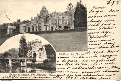 Belgie Belgique Pepinster Chateau des Mazures Entree du chateau