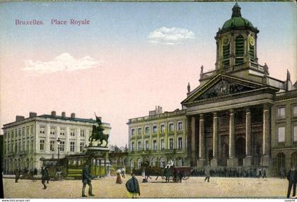 CPA Bruxelles Place Royale