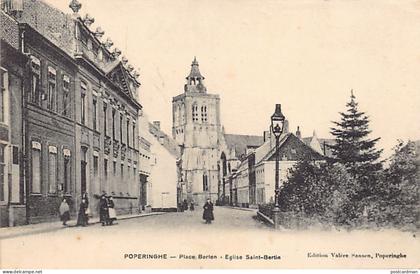 België - POPERINGE (W. Vl.) Bertenplaats - Sint-Bertinuskerk