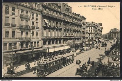 AK Bruxelles, Boulevard Anspach, Grand Hôtel