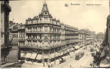 CPA Bruxelles Boulevard Anspach