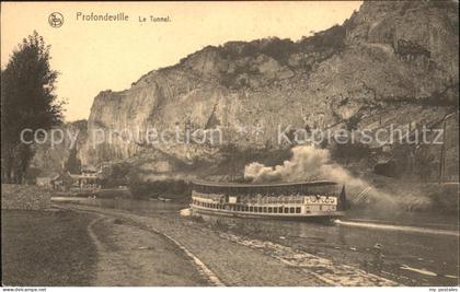 Profondeville Le Tunnel Fahrgastschiff
