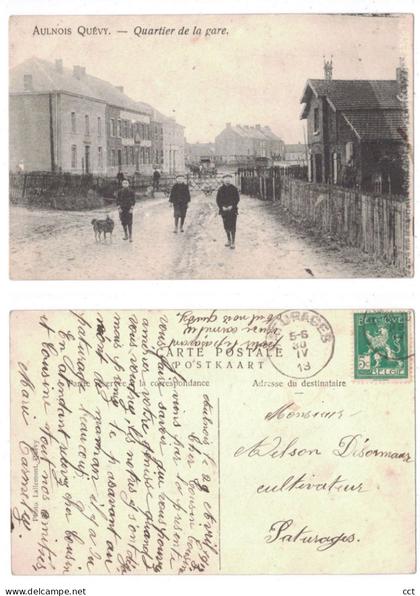 Aulnois  Quévy  Quartier de la gare    Edit Photo Lallemont