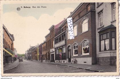 Rebecq :  rue des ponts ( edit Meurant-Devalck- grand bazar ... ) maison Louis