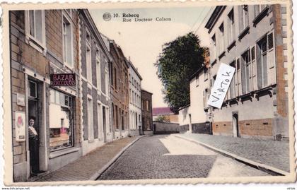 Rebecq :  rue docteur Colson  ( edit Meurant-Devalck- grand bazar ... ) bazar rebecours