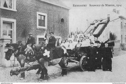 [-50%] BELGIQUE - REMICOURT - Souvenir de Mission 1914 - Carte Postale Ancienne