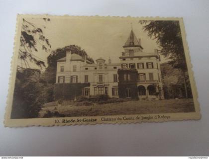 St Genesius Rode, Chateau du Comte de Jonghe d'Ardoye