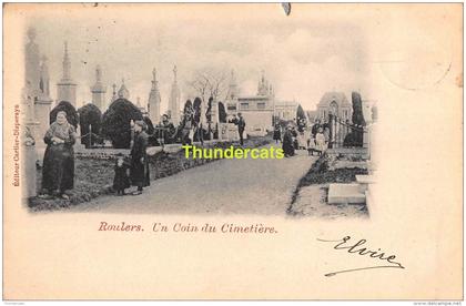 CPA ROESELARE ROESELAERE ROULERS  UN COIN DU CIMETIERE
