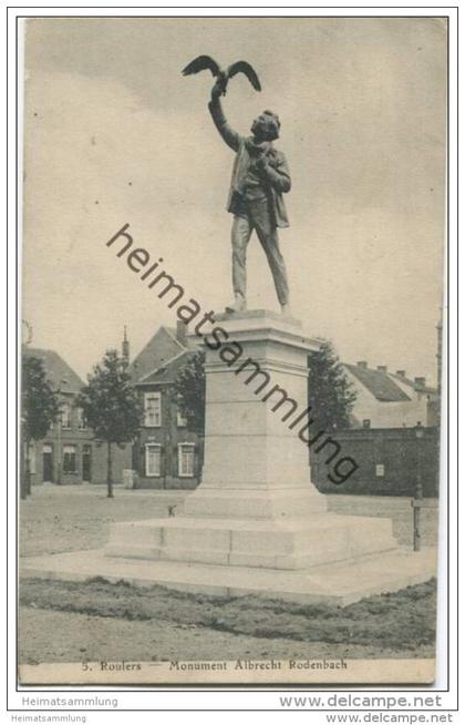Roulers Roeselare - Monument Albrecht Rodenbach - Feldpost