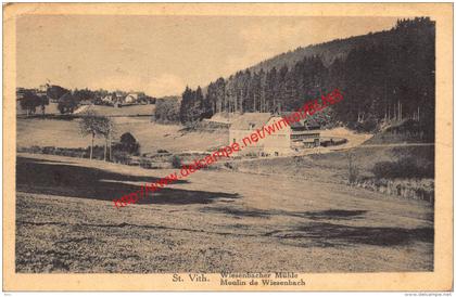 Wiesenbacher Mühle - Moulin de Wiesenbach - 1933 - Sankt Vith