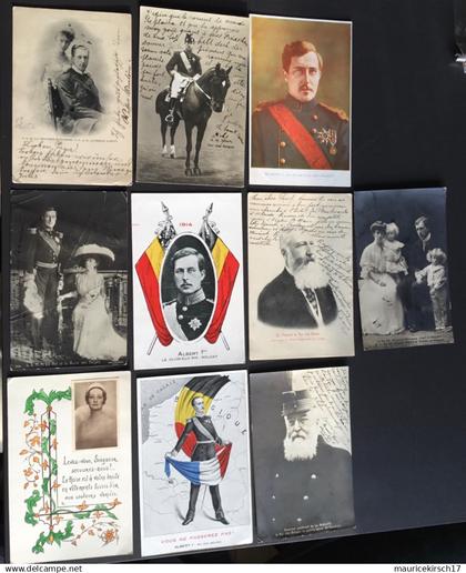Joli lot de 10 cartes postales de la famille royale prince princesse royalty Adel königshaus belge belgique belgie