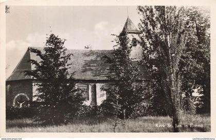 [-15%] BELGIQUE - Sint Laureins - Kerk St Jan in eremo - Campagne - Champs - Carte Postale Ancienne