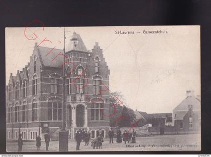 St-Laureins - Gemeentehuis - postkaart