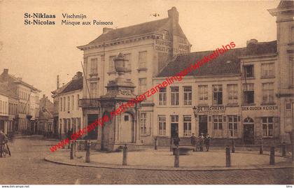 Vischmijn - Minque aux Poissons - Den oude Keizer - De Vischmarkt - Sint-Niklaas