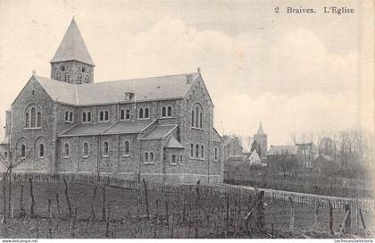 [-50%] BELGIQUE - Braives - LEglise - Carte Postale ancienne