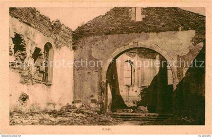 Amel Belgien Ruinen 1. Weltkrieg