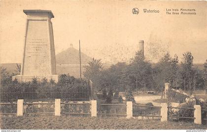br105000 the three monuments waterloo belgium