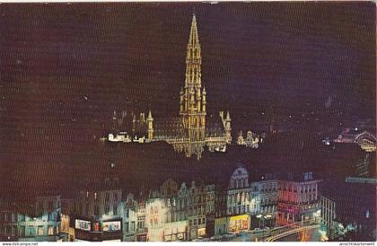 Brüssel, Das Rathaus bei Nacht gl1958? #G1670