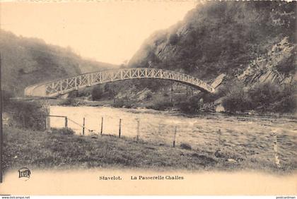 Belgique - STAVELOT (Liège) La passerelle Challes